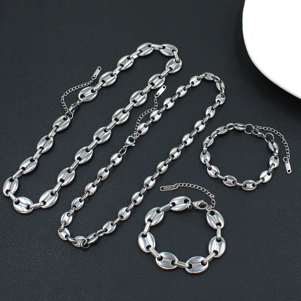 Steel 8mm bracelet 17cmx5cm