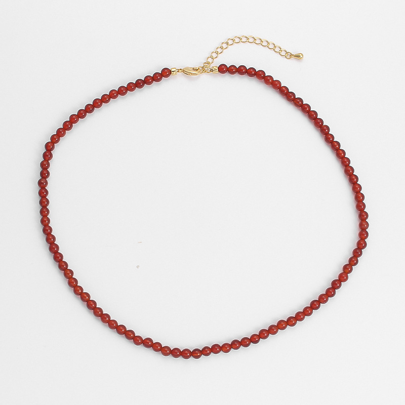 2:4mm red agate