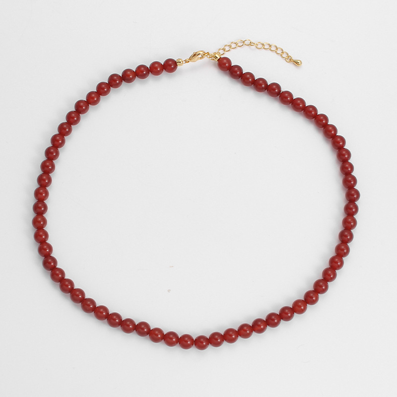 3:6mm red agate