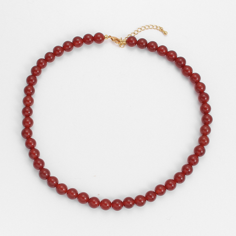 4:8mm red agate