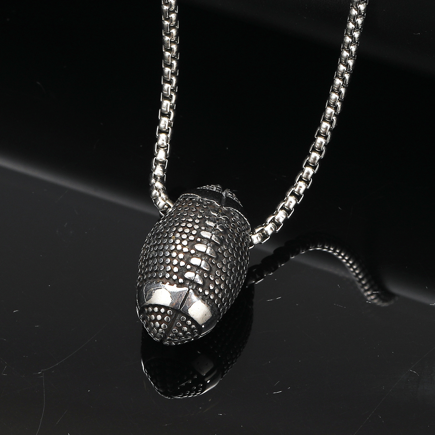 Steel pendant