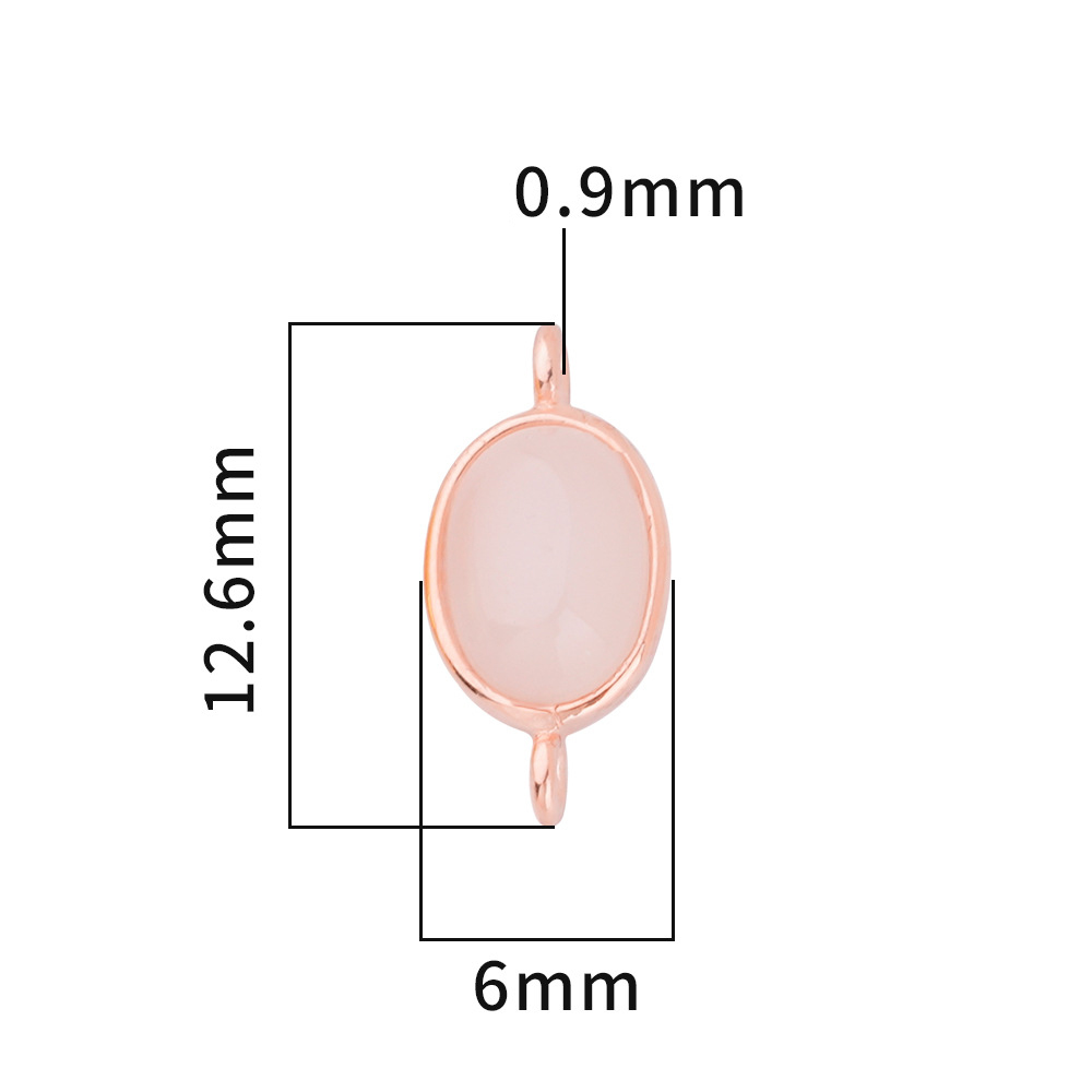 6:B Rose Gold (chalcedony)