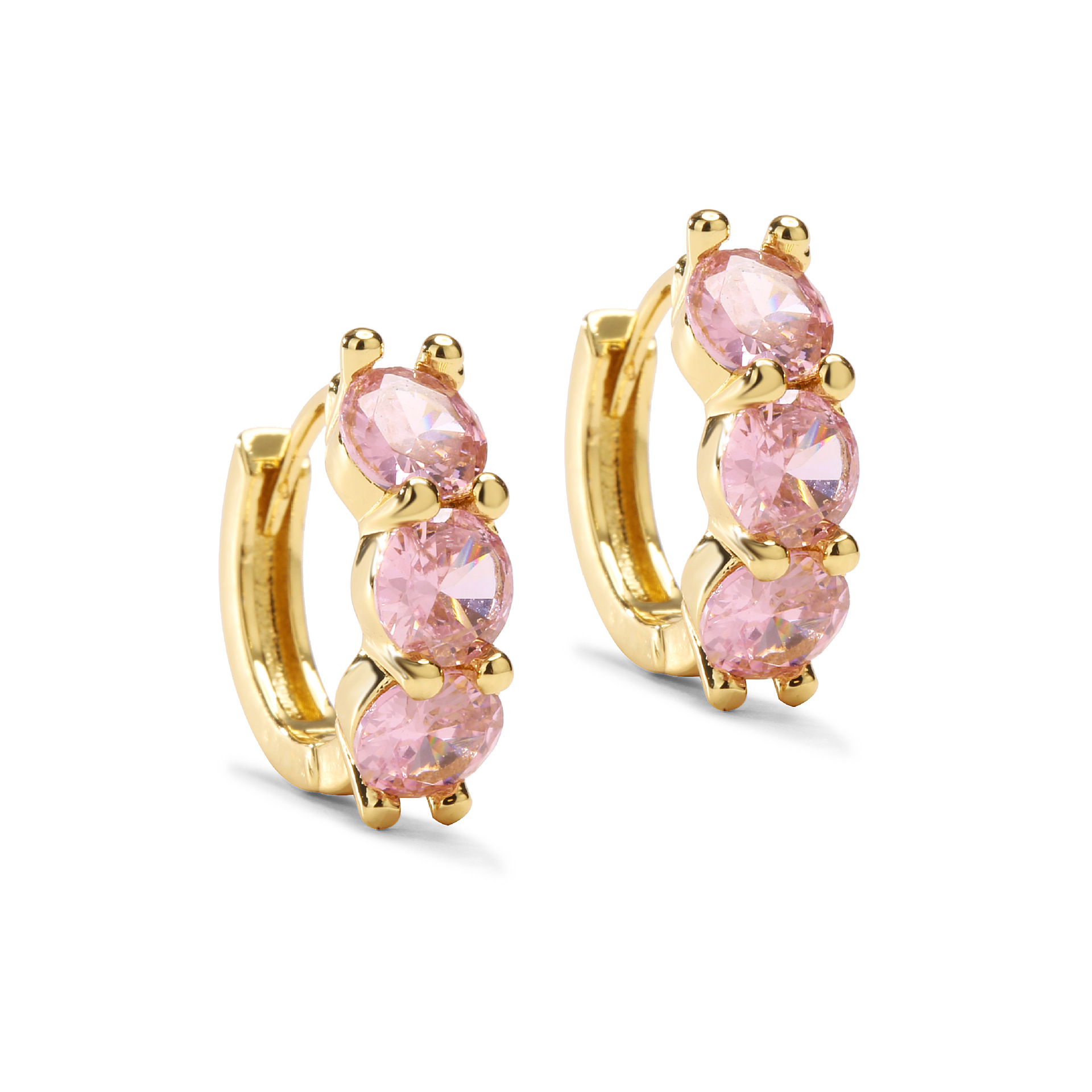 Gold pink diamond