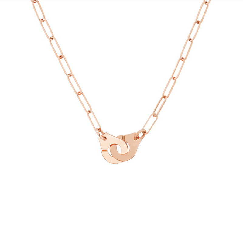 6:Rose gold necklace 45cm