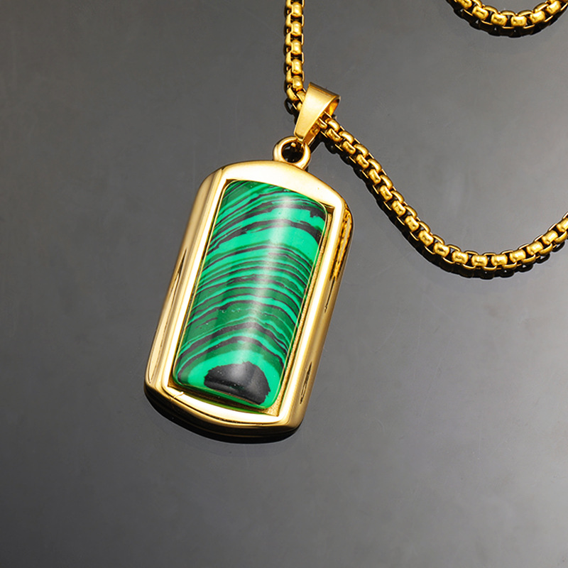 5:Malachite pendant