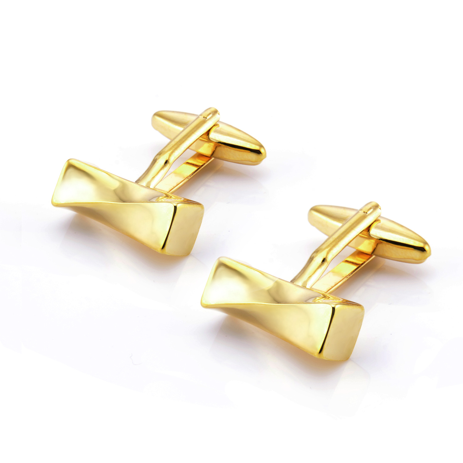 Gold kink cufflinks 14k