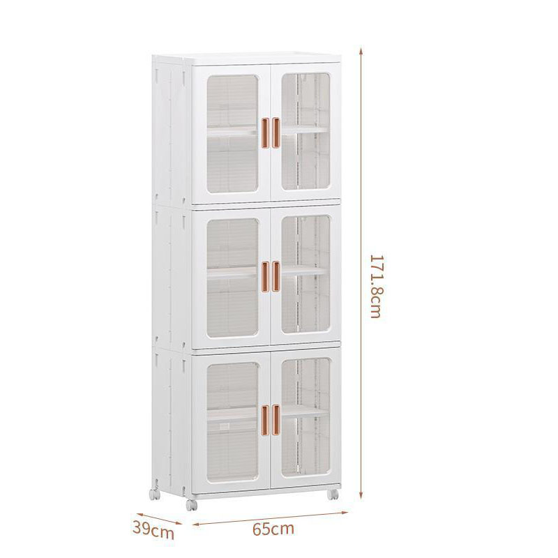 Transparent panel [three layers of double door] 65CM face width