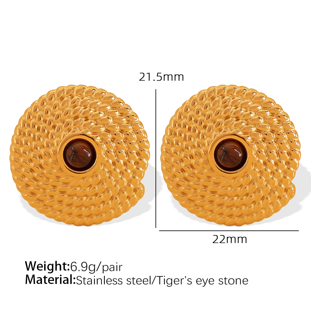 1:EH349 brown tiger eye stone