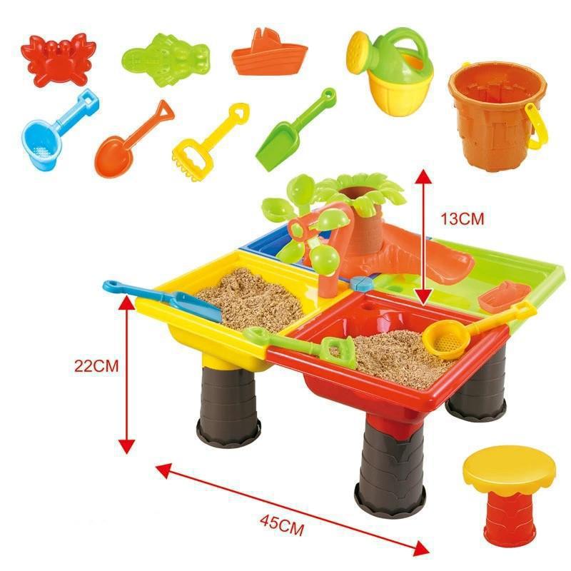 28 square coconut sand water table