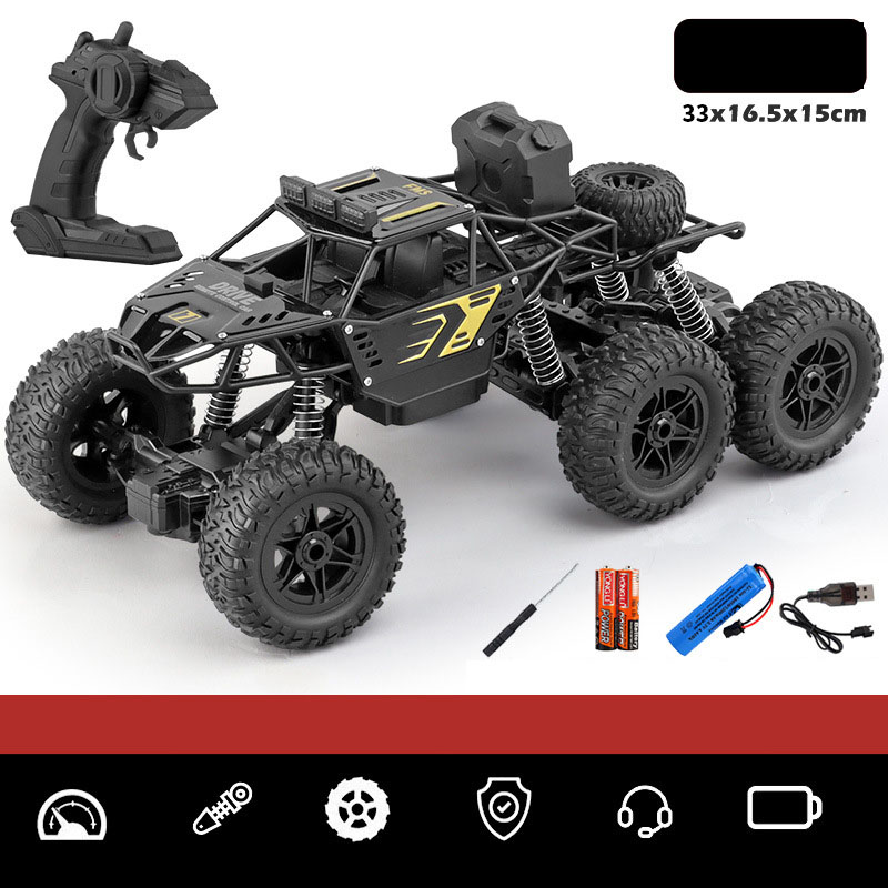 TQ-3 Black 2.4G six-wheel four-wheel drive