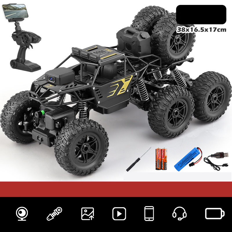 TQ-8 Black 2.4G eight-wheel six-drive camera