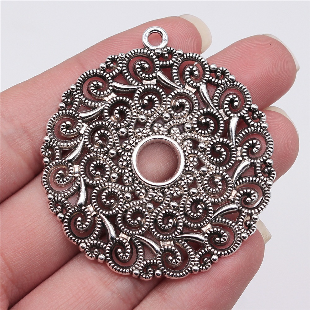 1 antique silver color