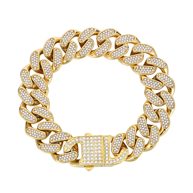 1:1 Bracelet 190x11mm gold