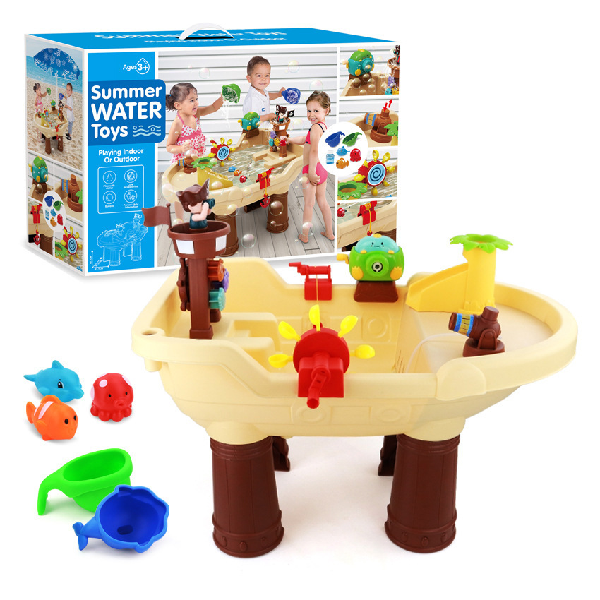 Super large pirate splashing [English color box ] with a sunshade umbrella