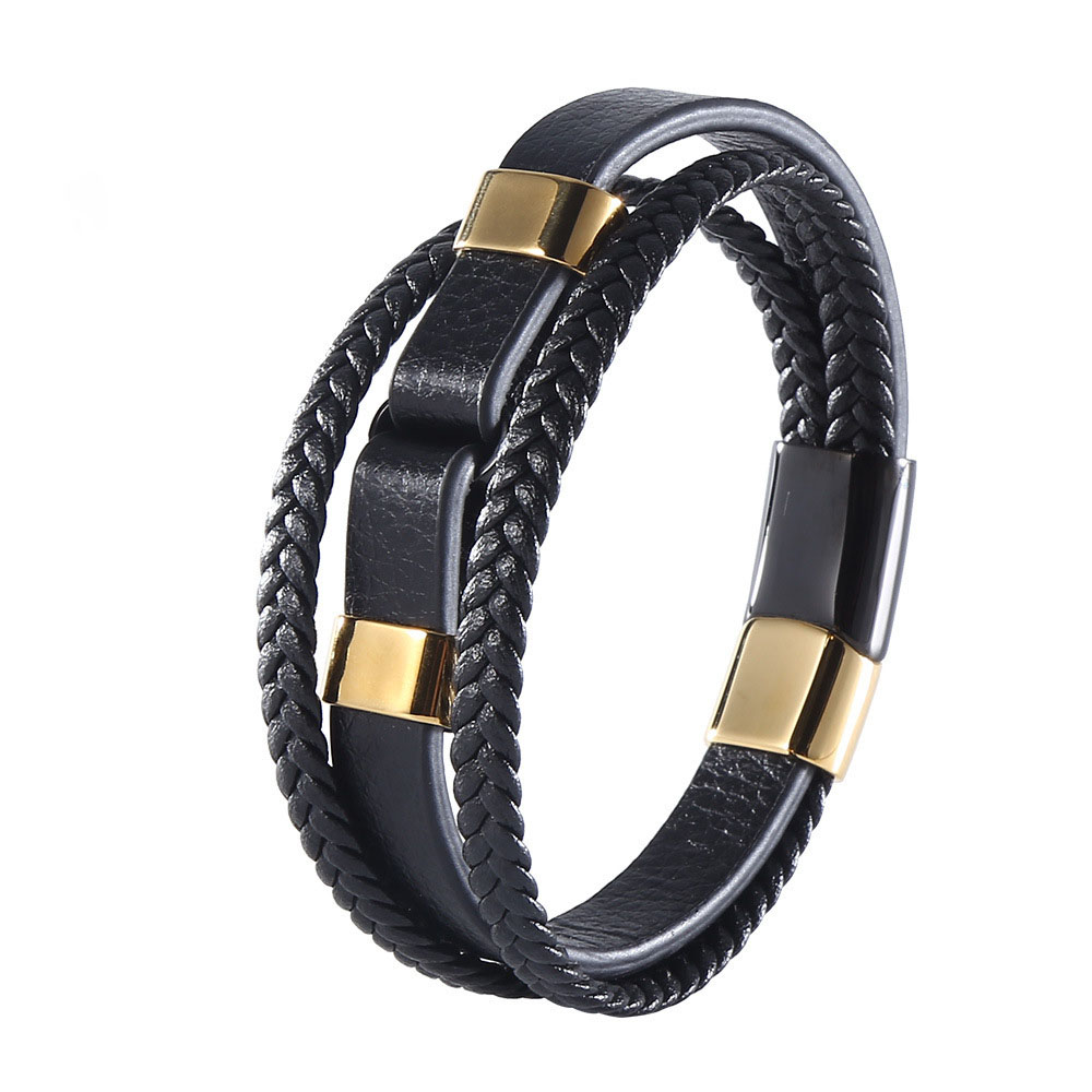 1 Black leather [black gold button] Inner ring 165