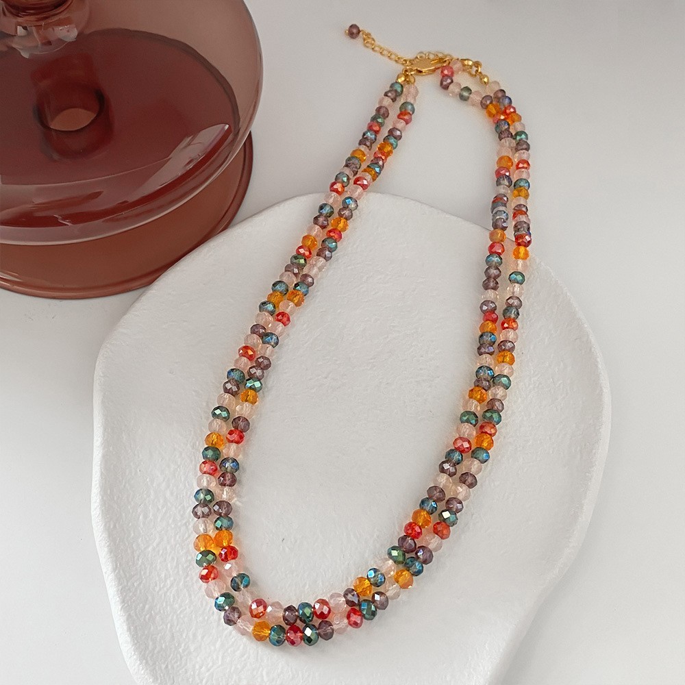 A necklace length 39cm with 6cm extender chain