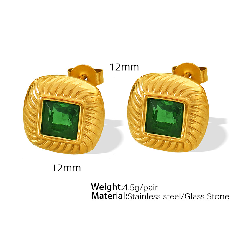 2:Green glass stone