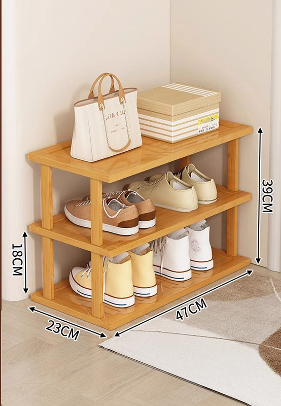 Simple splicing shoe rack - three layers 47 long