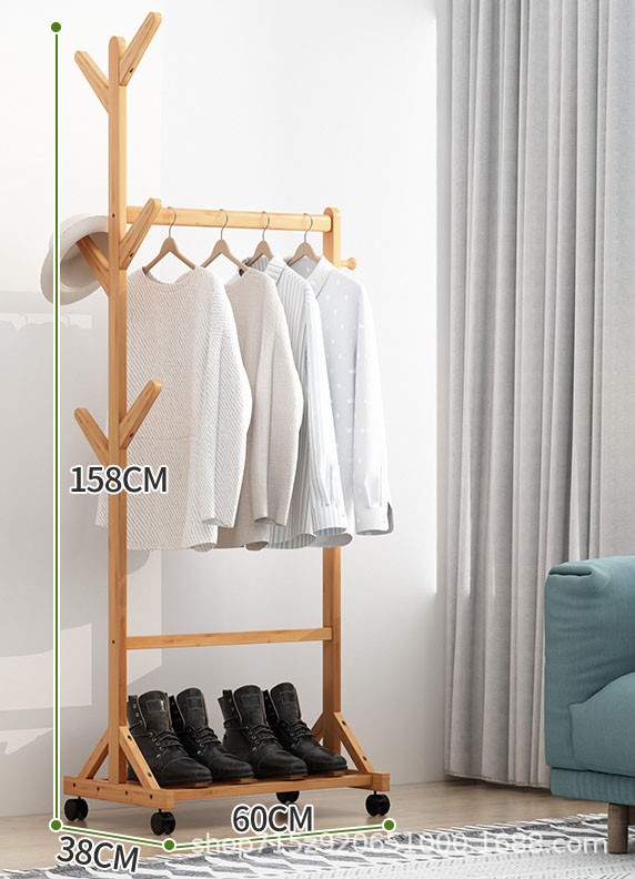 Tree fork coat rack - primary color 60cm