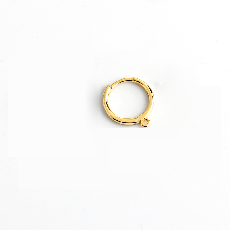 1:Gold earrings -11MM