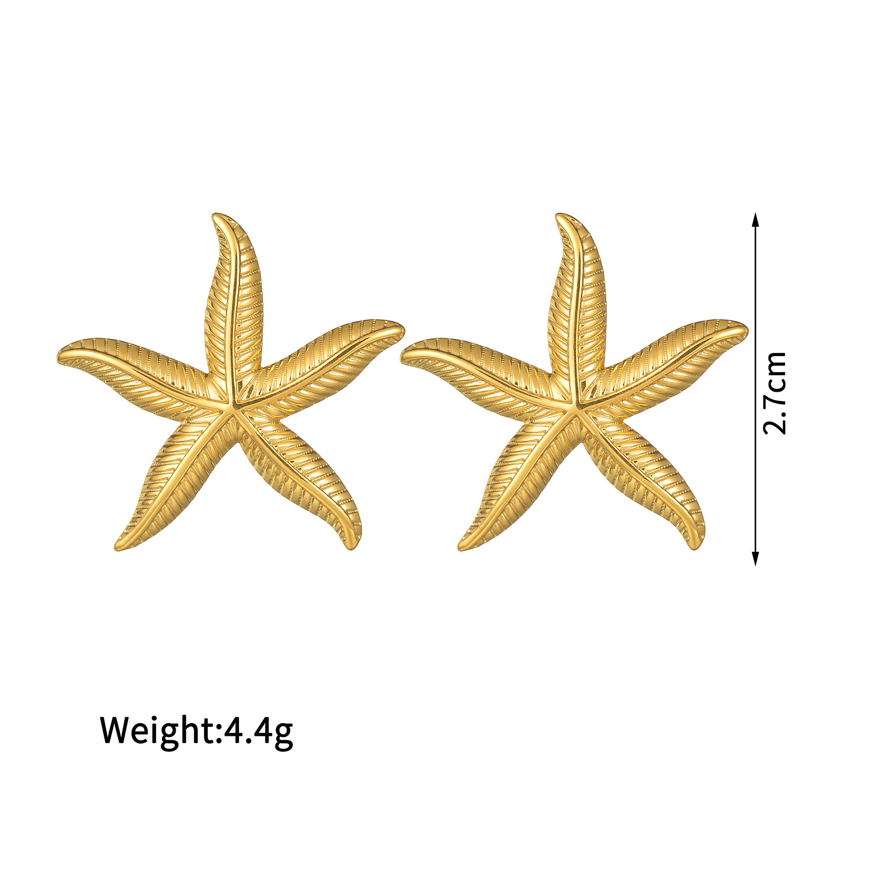 Starfish earrings