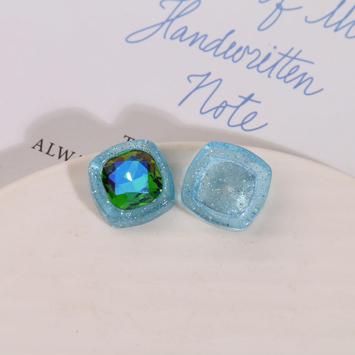 Blue green diamond