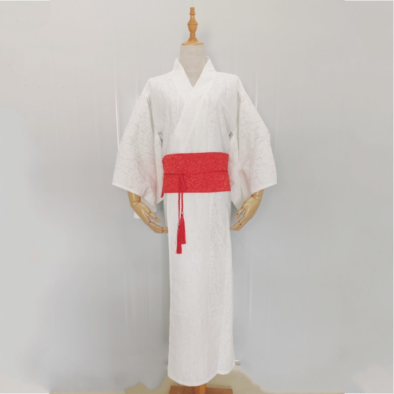 Kimono send red waist fan