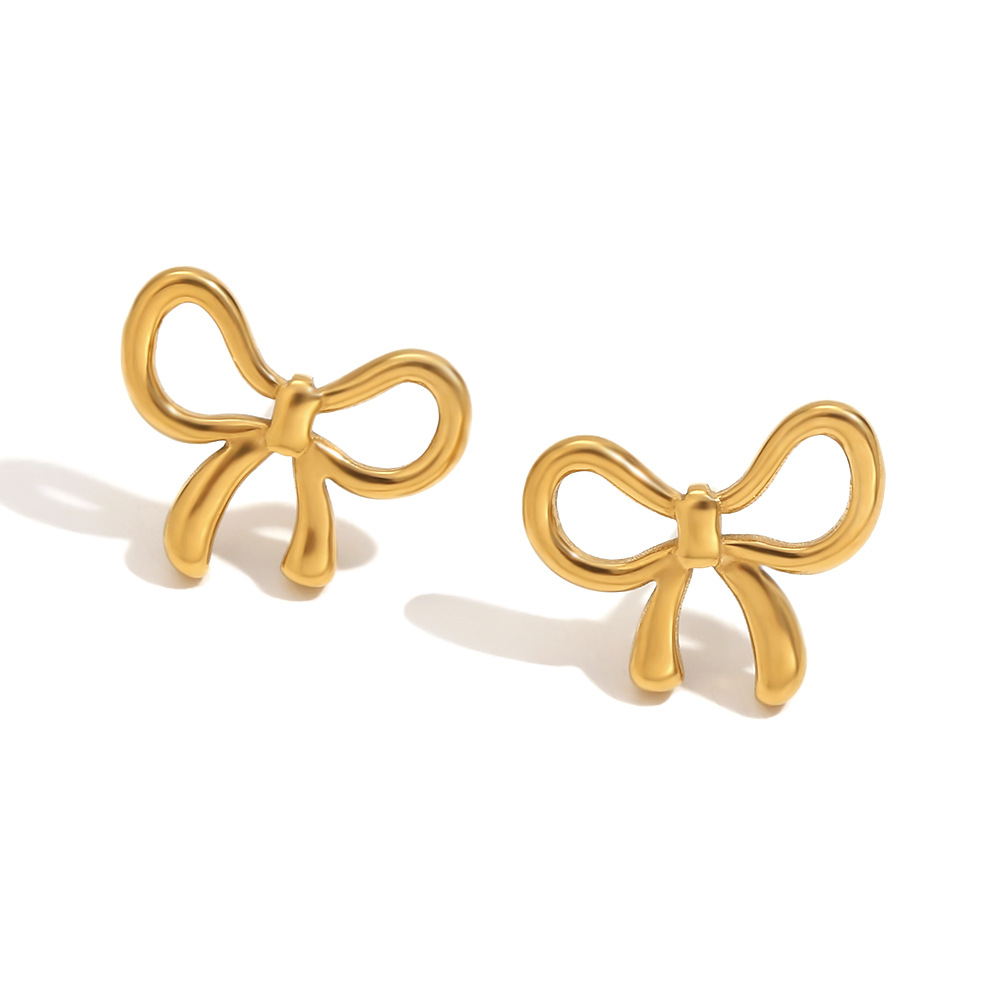 Stud earrings - Gold