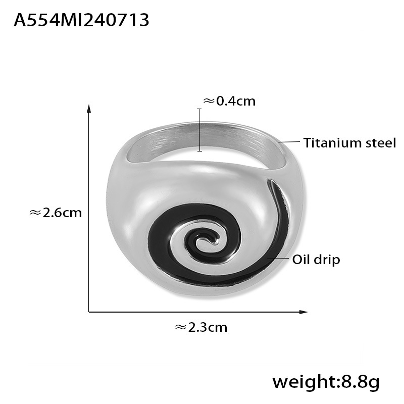 steel color US Size #6