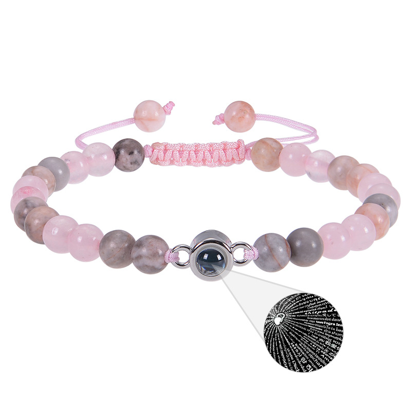 Pink Crystal + Pink Zebra stone