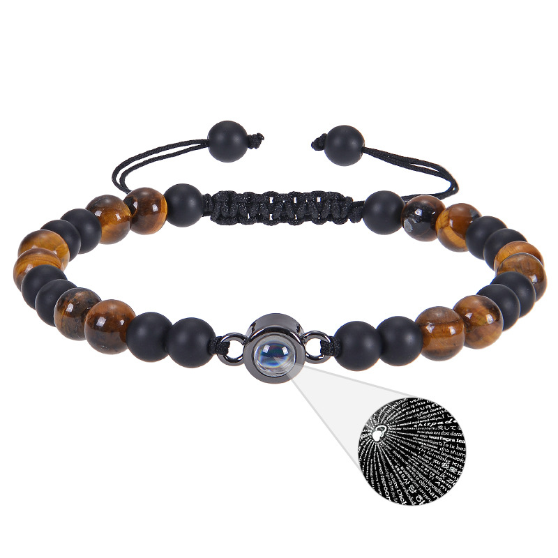 Tigers Eye stone + ground stone