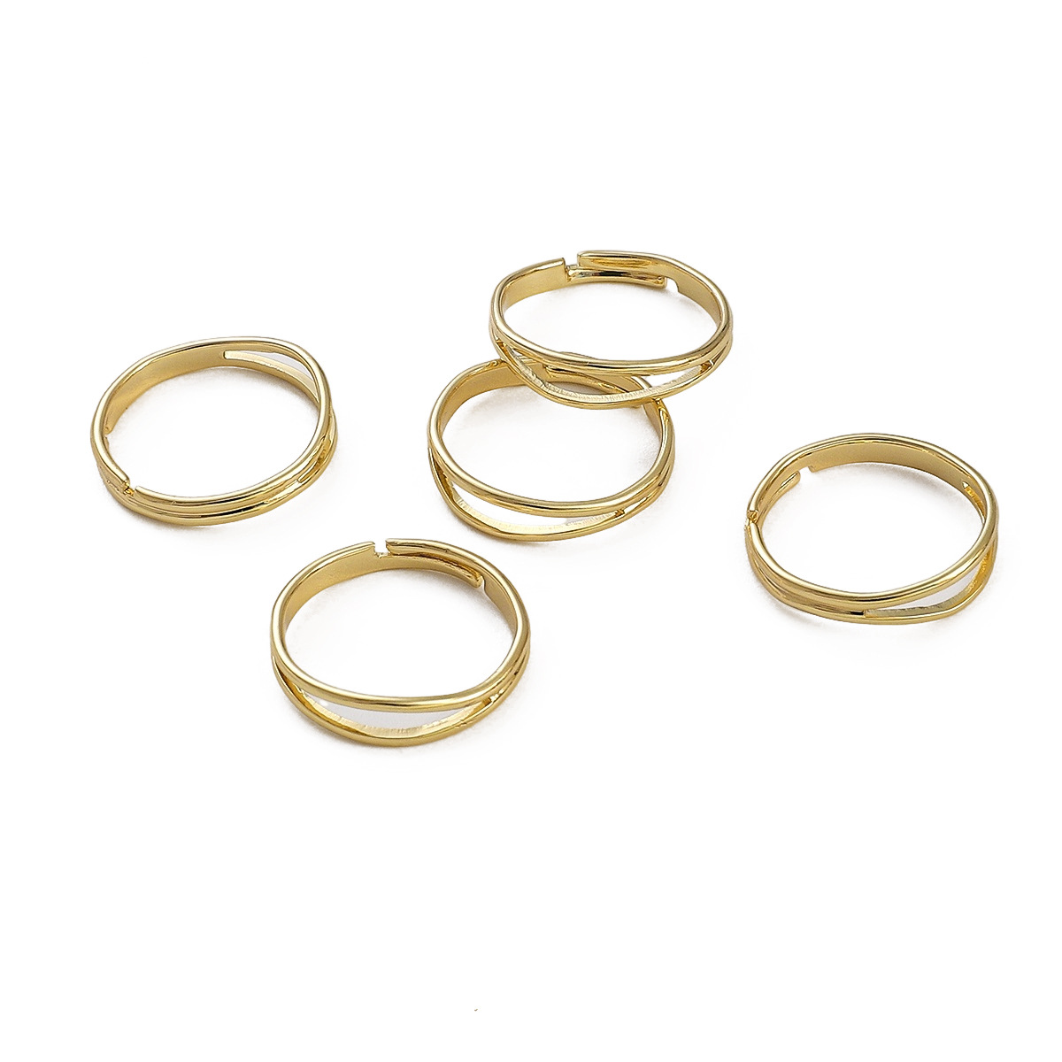 14K Gold Package, winding ring, outer diameter 18m