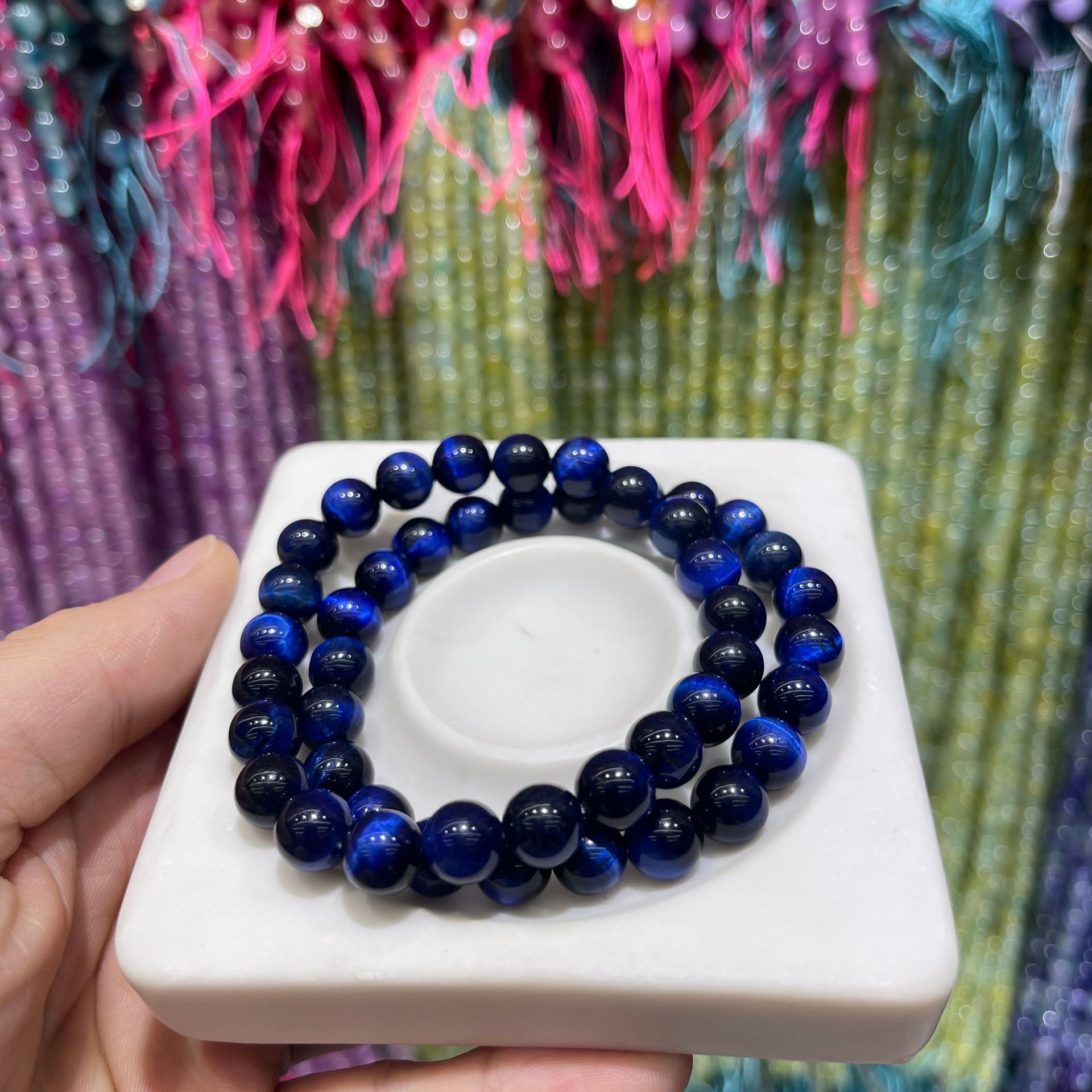 Dark blue Tiger Eye