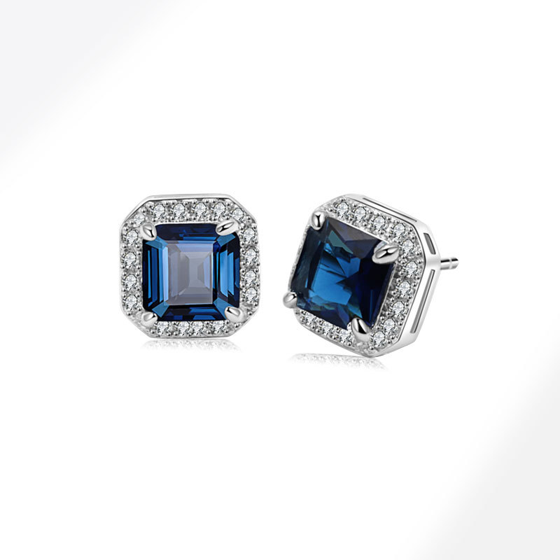 Platinum (Blue diamond) -9x9mm