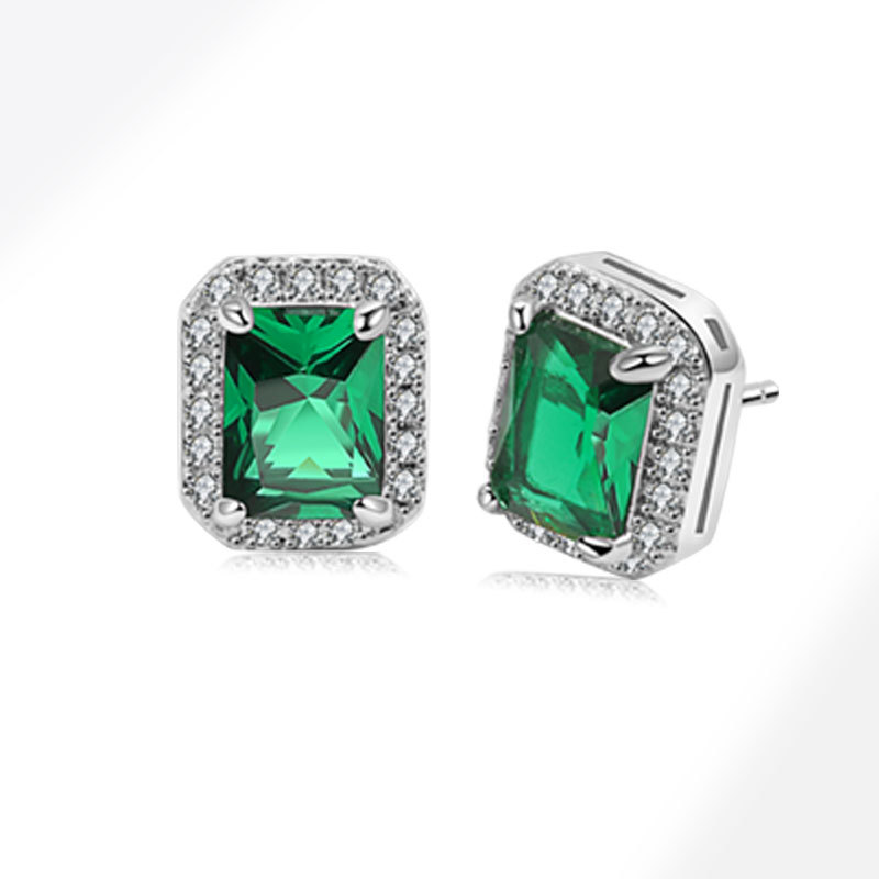 Platinum (green rectangular) -9.6x11.3mm