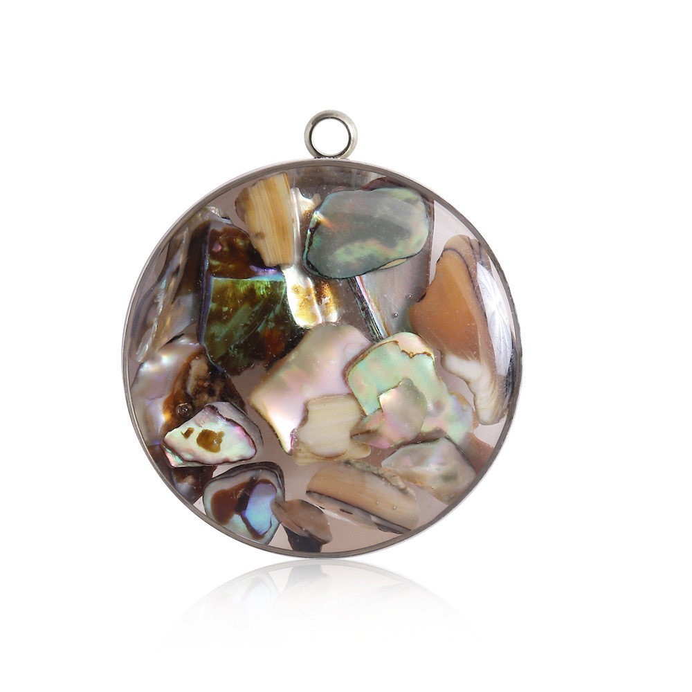 19:Abalone shell silver