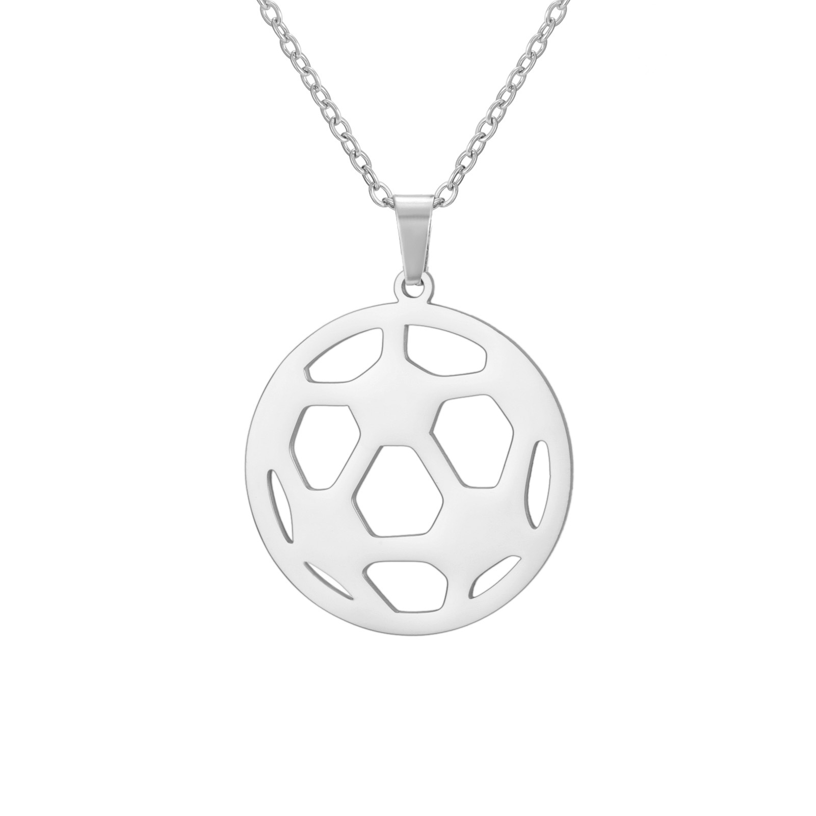 Steel football cross chain