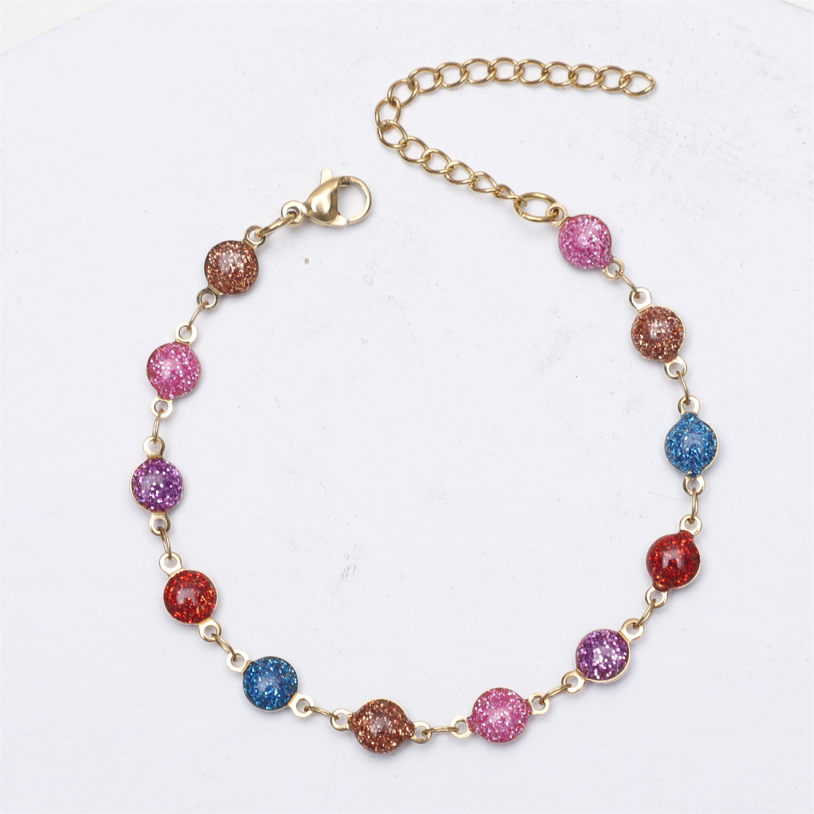 multi-colored Bracelet:17-5cm