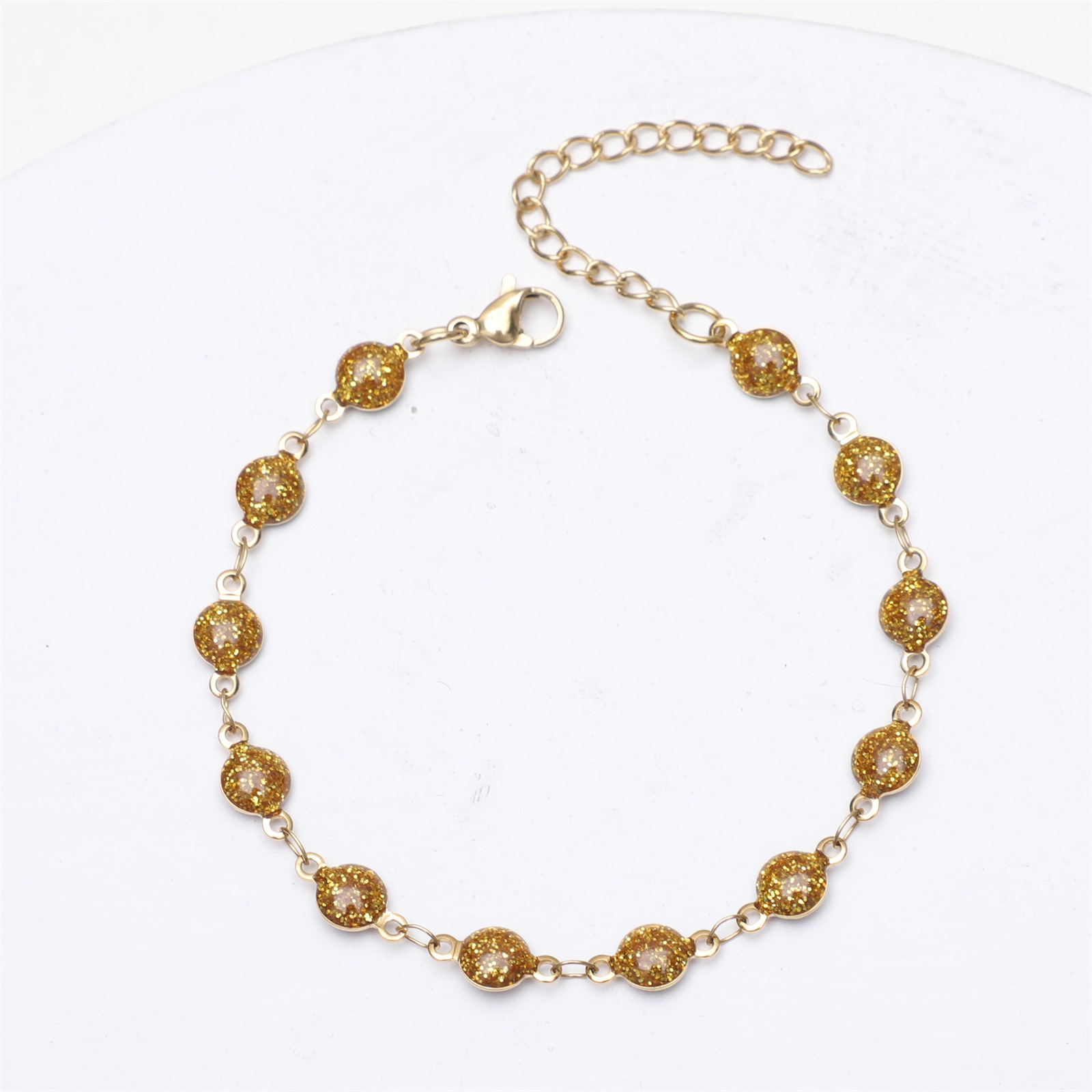 yellow Bracelet:17-5cm