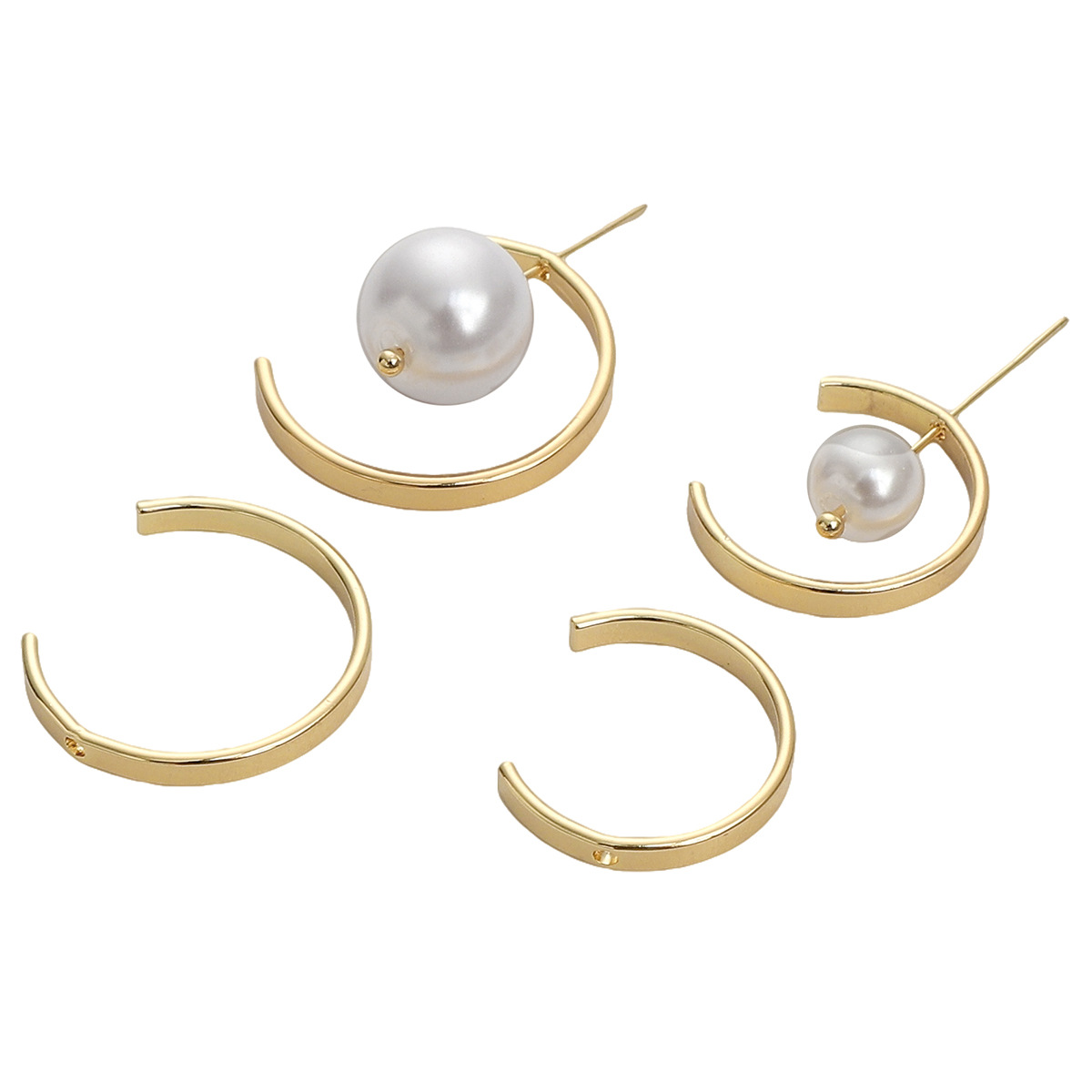 20mm aperture about 1mm plating 14K Gold 1/package