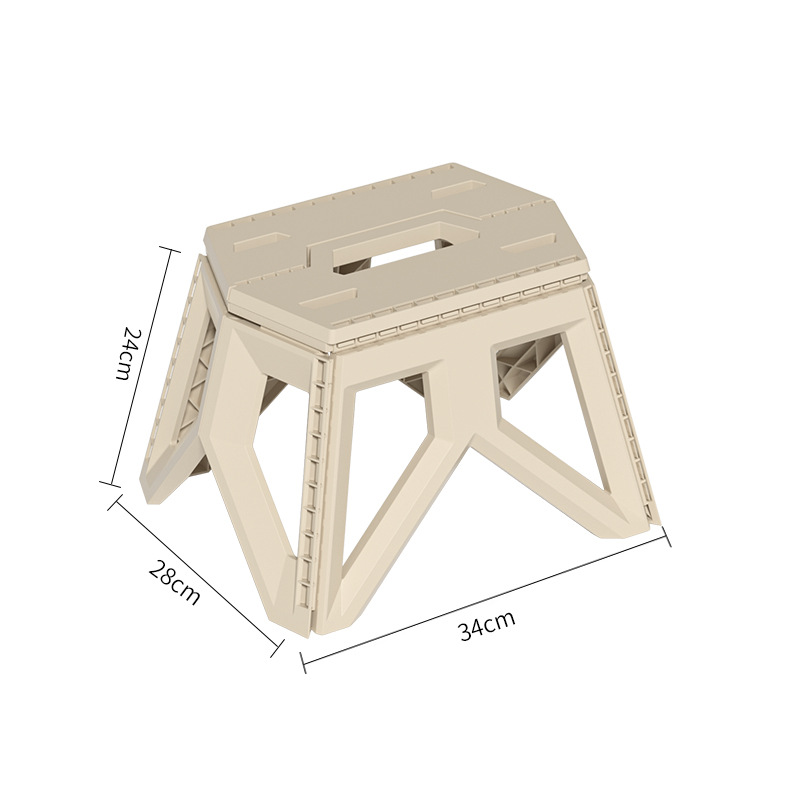 Folding stool light coffee 603 outside discount