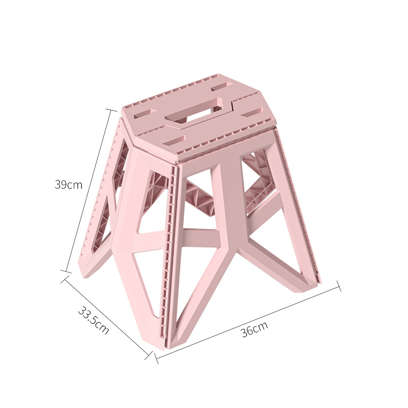 Folding stool pink 608 extra discount