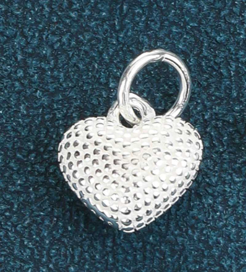 #1 Heart - White -9.2x9.4mm