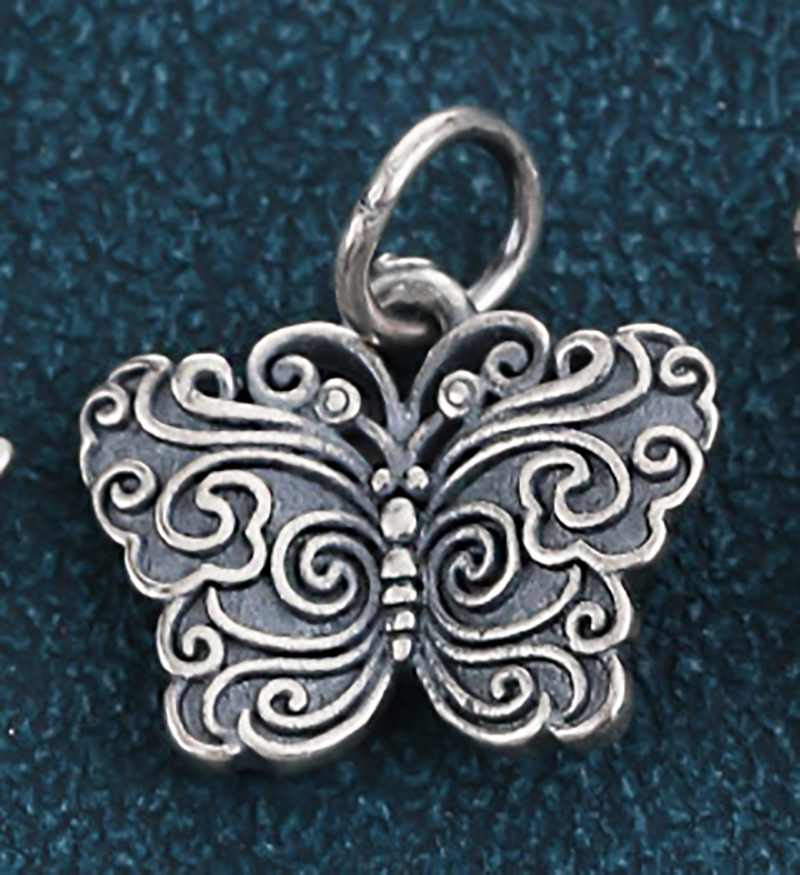 #2 Butterfly - Black -13.5x11.3mm