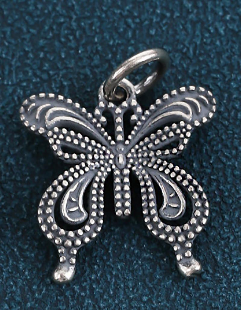 5:#3 Hollow Butterfly - Black -14.9x15.98mm