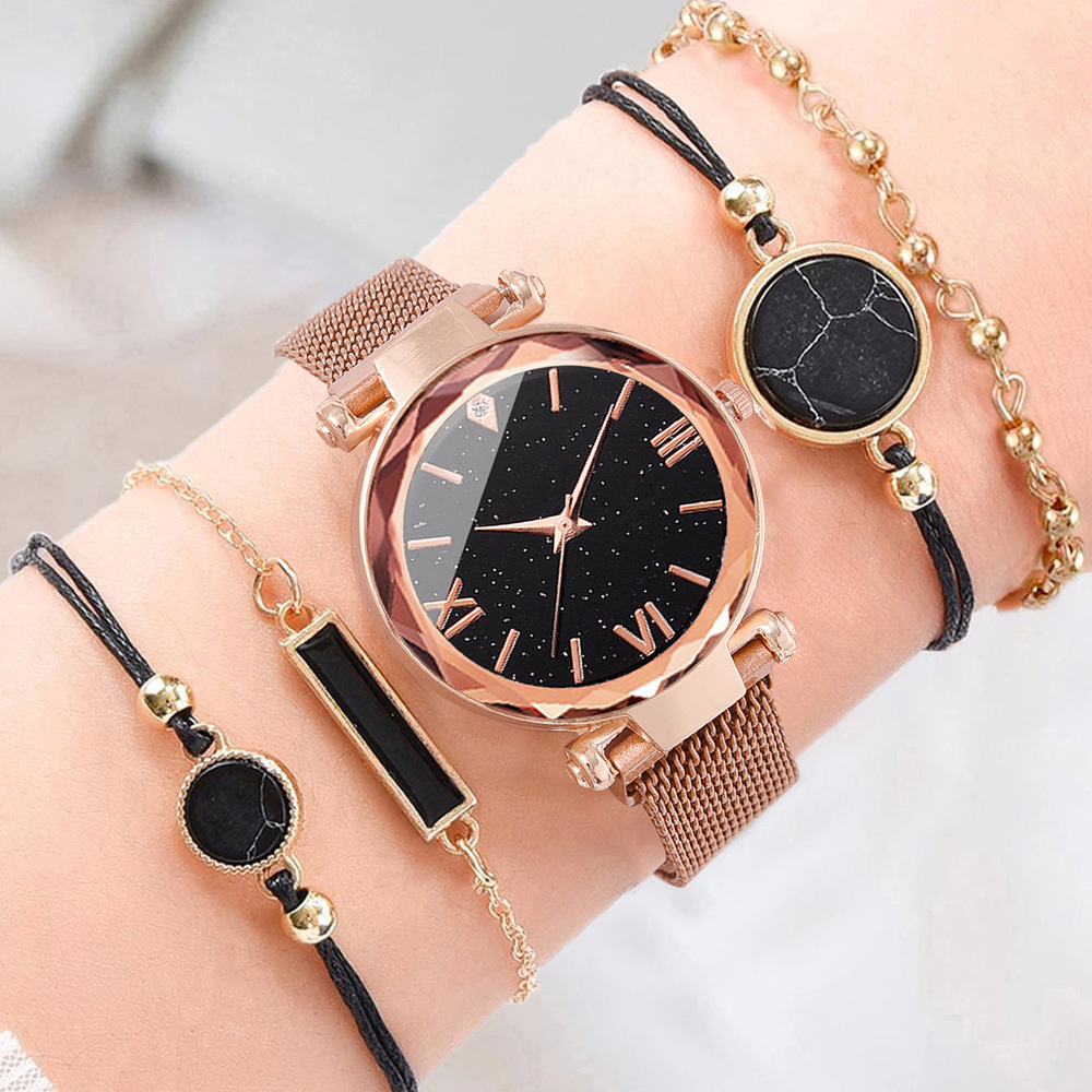 4 watch and bracelet