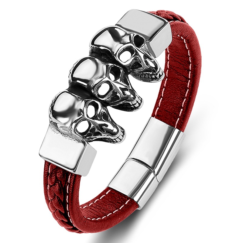 Red leather [steel] Inner ring 165mm