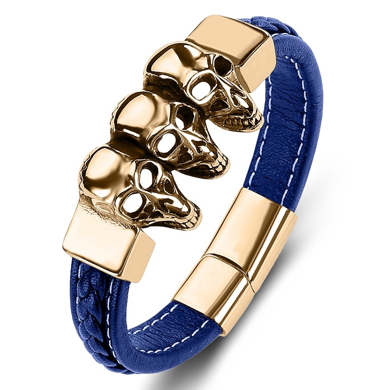 Blue leather [gold] Inner ring 165mm