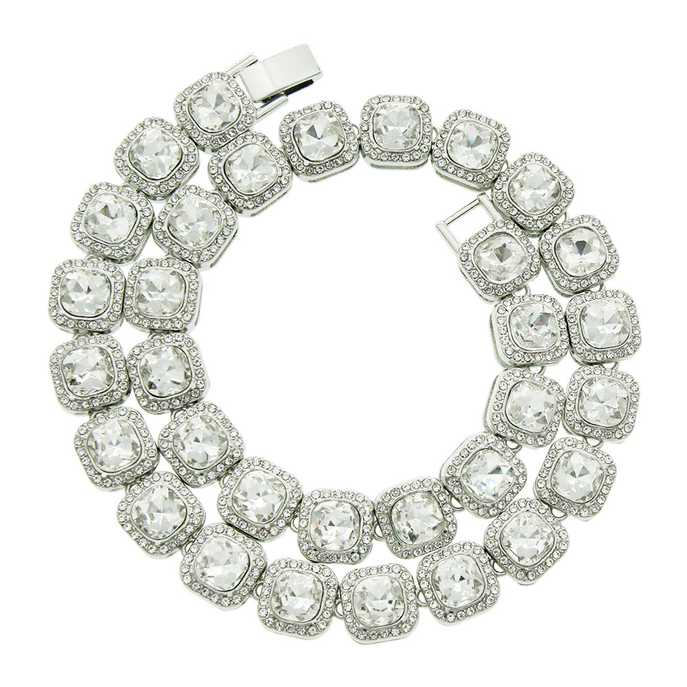 White K (White diamond) necklace 20inch