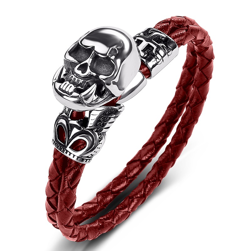 Red leather [steel color] inner ring 200mm